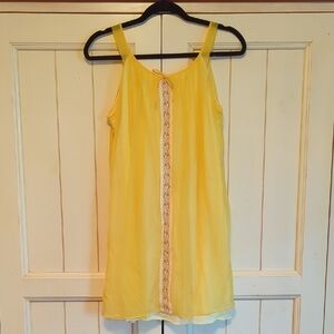 Vintage 1960s Yellow Babydoll Nightgown